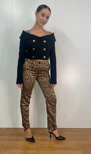 Pantalone Jacquard Maculato Kartika