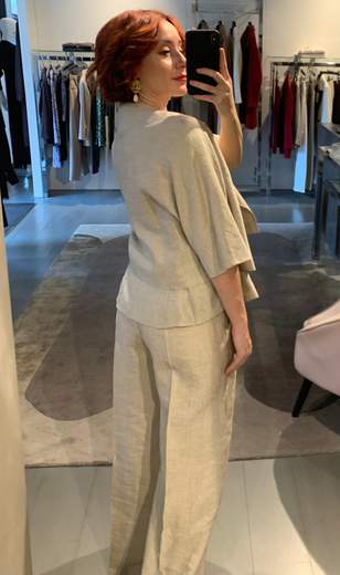 Giacchina Kimono Lino Kartika