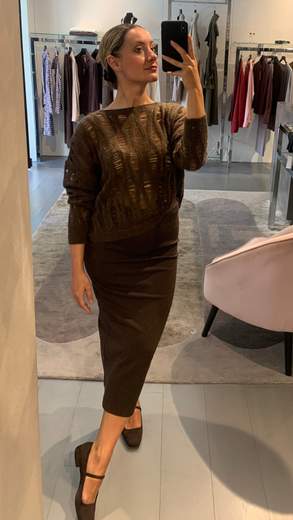 Gonna A Tubino Spigata Kartika