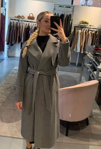 Cappotto Modello Trench Con Cintura Giorgia Plus