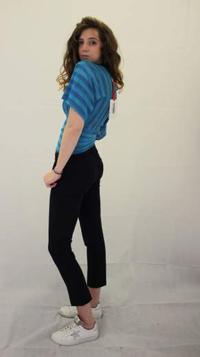 Pantaloni A Sigaretta In Tessuto Tecnico Kartika