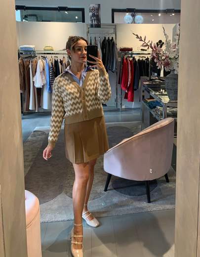 Minigonna Con Pieghe Kartika