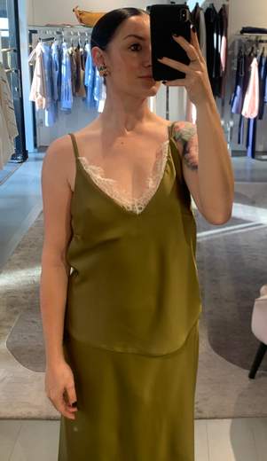 Top In Raso Con Pizzo Saiph