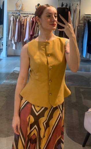 Gilet Viscosa Lino Anitie