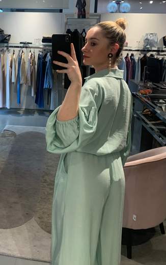 Camicia Con Coulisse E Maniche A Sbuffo Contr'ora