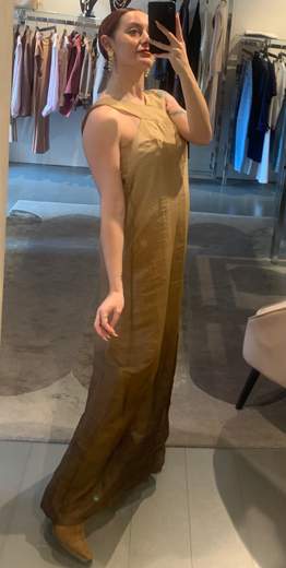 Abito Lungo Sfumato Beige Anitie