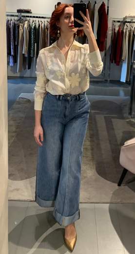 Jeans Con Risvolto Much Money