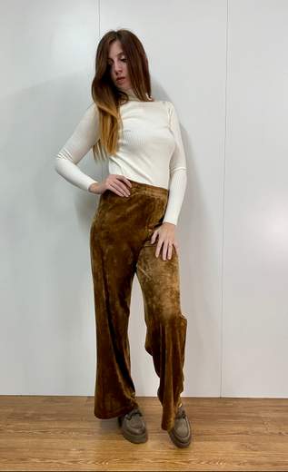 Pantalone Velluto Largo Kartika