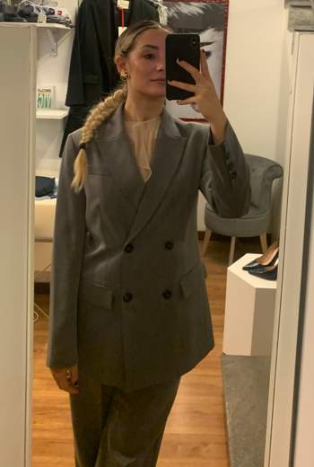 Blazer Doppiopetto Grigio Kartika
