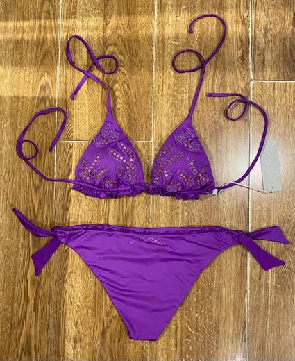 Bikini Fiore Con Applicazione Coppa Free Beach