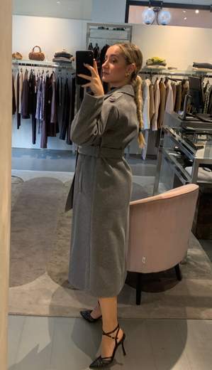 Cappotto Modello Trench Con Cintura Giorgia Plus