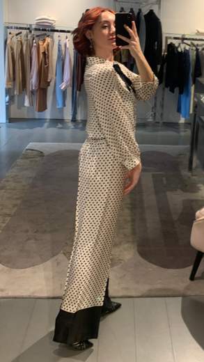 Pantaloni Palazzo A Pois Giorgia Plus