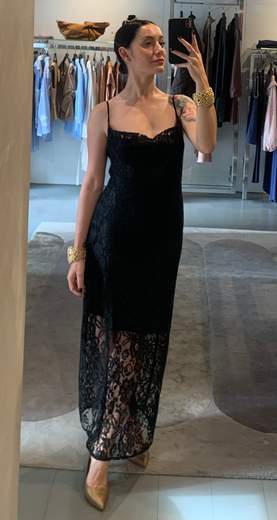 Abito In Pizzo Con Body Kiki Six
