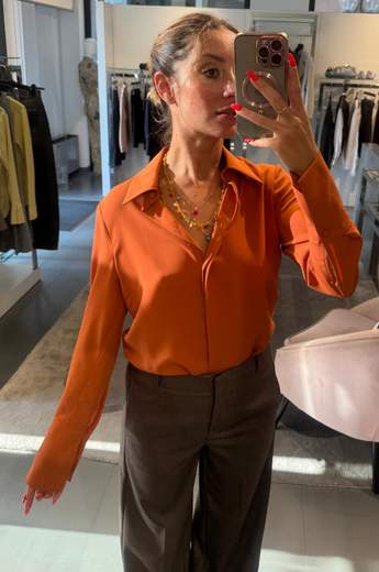 Camicia Crop Seta Kartika