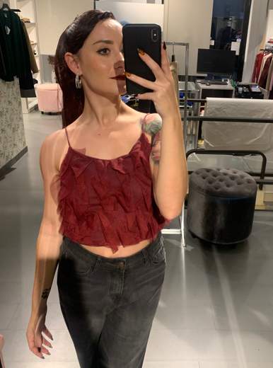 Top Tulle Bordeaux Much Money