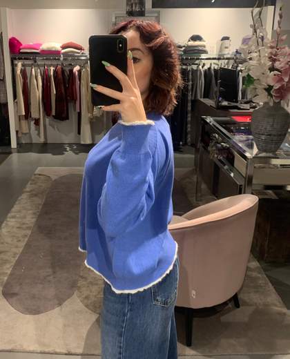 Maglia Tinta Unita Con Bordino Boeme