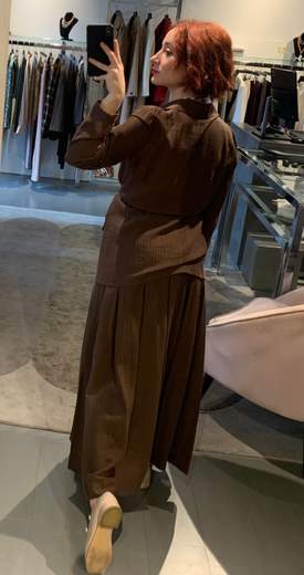 Gonna A Pieghe Lyocel Kartika