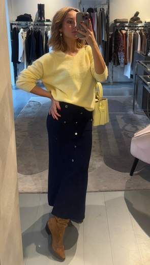 Maglia Scollo V Misto Cashmere Kartika