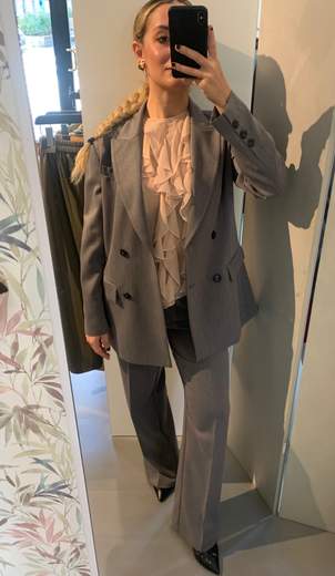 Top Crepe Viscosa Con Ruches Kartika