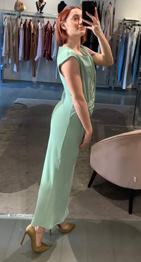 Abito Midi In Crepe Saiph