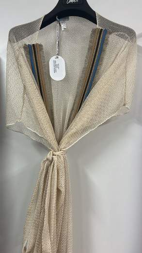Copricostume A Cardigan In Rete Con Passamaneria Easy Bikini