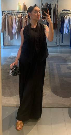 Abito Lungo Con Devoré Kartika