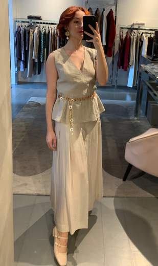 Gonna A Pieghe Lyocel Kartika