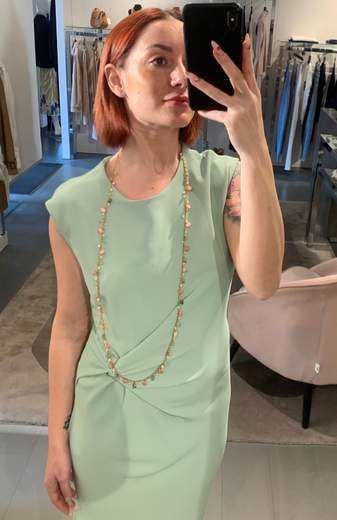 Abito Midi In Crepe Saiph