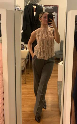 Top Crepe Viscosa Con Ruches Kartika