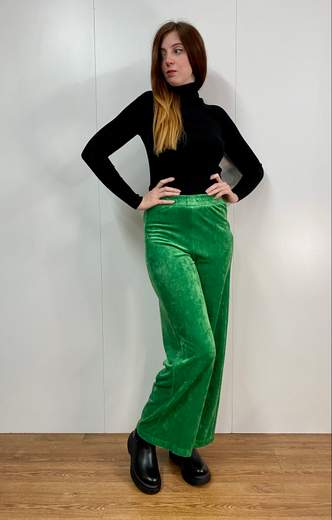 Pantalone Velluto Largo Kartika