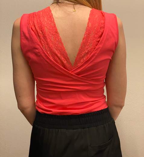 Canotta Scollo V Koralline