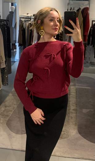 Maglia Con Fiocchetti Duda