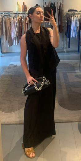 Abito Lungo Con Devoré Kartika