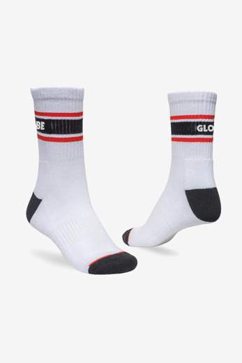 GLOBE CALZE TRIPLE STRIPE CREW SOCK 5 PA