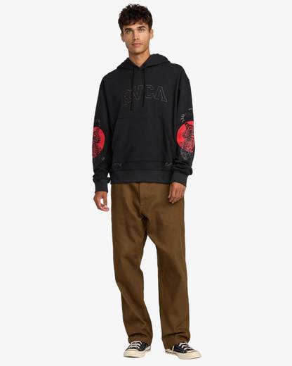 RVCA FELPA HOODIE TIGER SUN