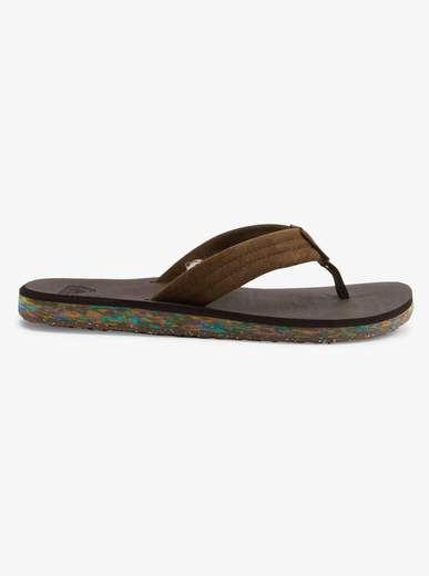 QUICKSILVER FLIP FLOP SANDALS CARVER SUEDE