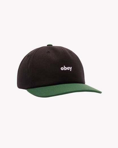 OBEY CAPPELLINO OBEY 2 TONE LOWERCASE 6 PANEL CLASSIC SNAPBACK