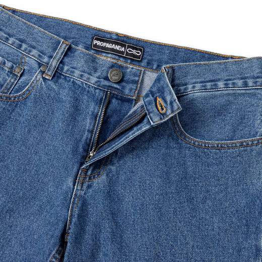 Propaganda Pray Denim Short