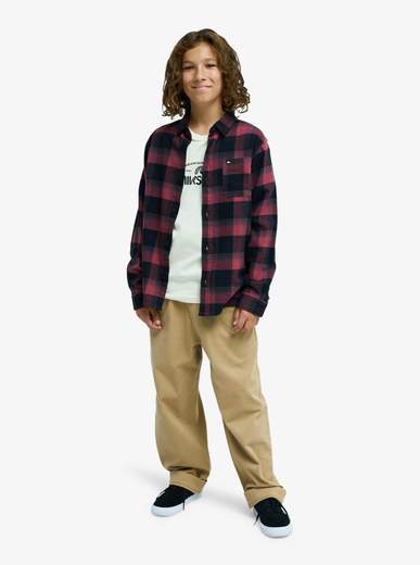 Quicksilver Motherfly Plaid Youth