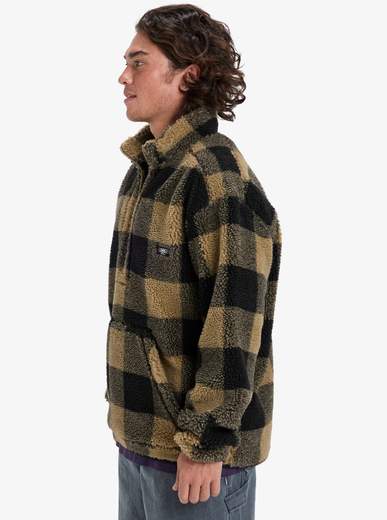 QUICKSILVER FELPA ZIP MERCURY WOODLANDS SHERPA FLEECE