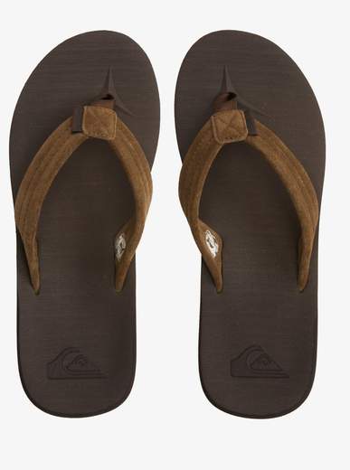 QUICKSILVER FLIP FLOP SANDALS CARVER SUEDE