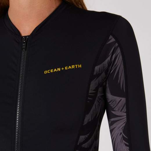 OCEAN&EARTH Ladies Oceana L/S Chest Zip