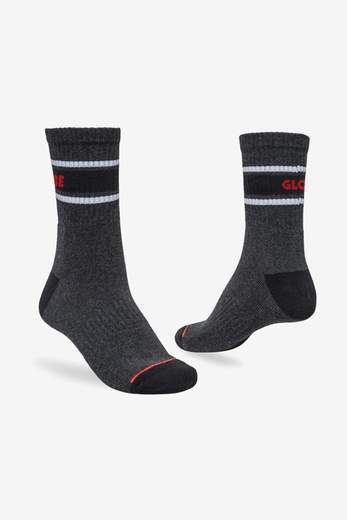 GLOBE CALZE TRIPLE STRIPE CREW SOCK 5 PA
