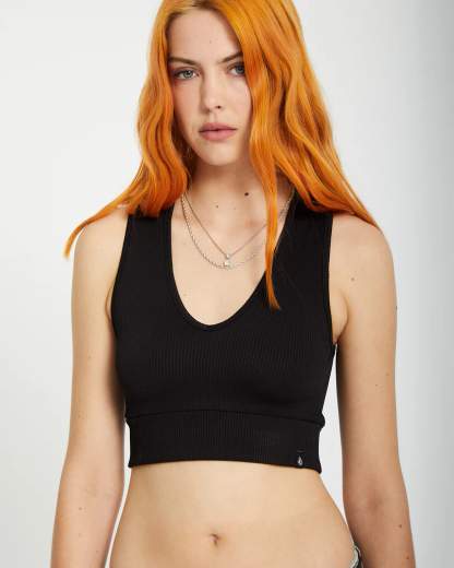VOLCOM TOP GIMMESTANK RIB TOP