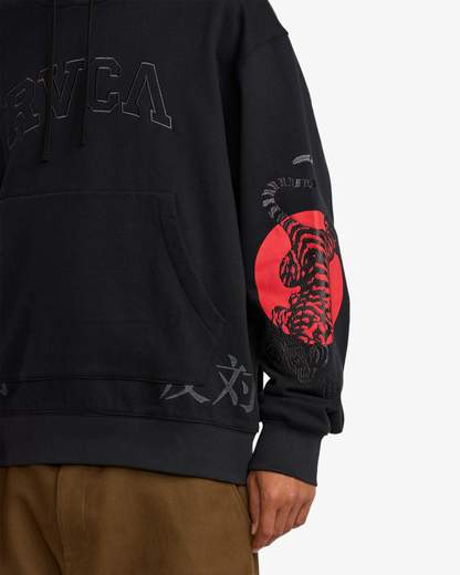 RVCA FELPA HOODIE TIGER SUN