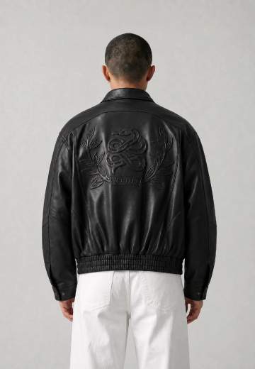 VERTERE BERLIN MERCY FAUX LEATHER JACKET