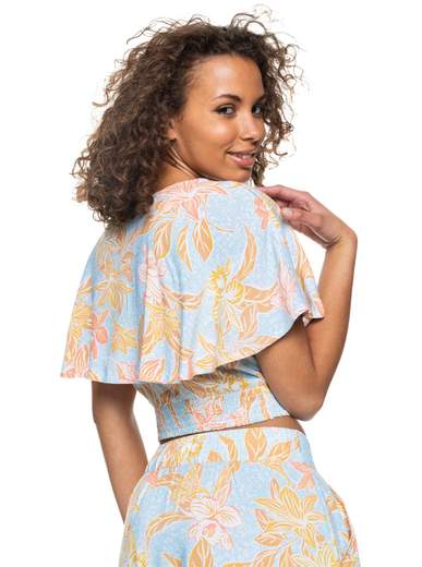 ROXY TOP RX CAMICIA CLEAR SKIES PRINTED