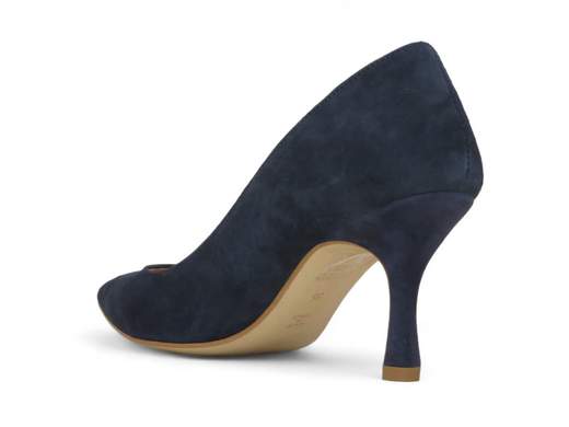 MERCANTE DI FIORI DECOLLETE' CON TACCO 80 MM IN CAMOSCIO