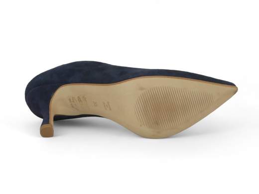 MERCANTE DI FIORI DECOLLETE' CON TACCO 80 MM IN CAMOSCIO