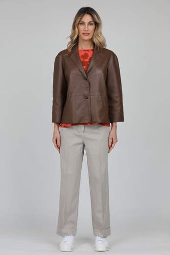 THE JACKIE LEATHERS LOREN ZIP